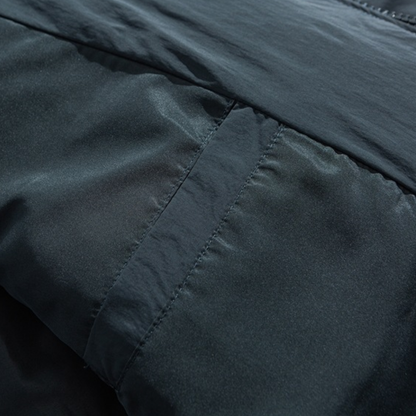 White Down Raglan Sleeve Hooded Jacket N1024