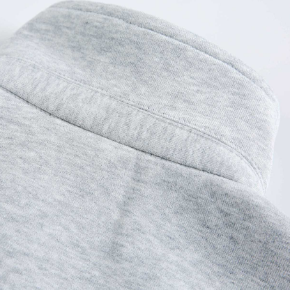 メランジ　ハーフジップ　スウェットシャツ　N1258