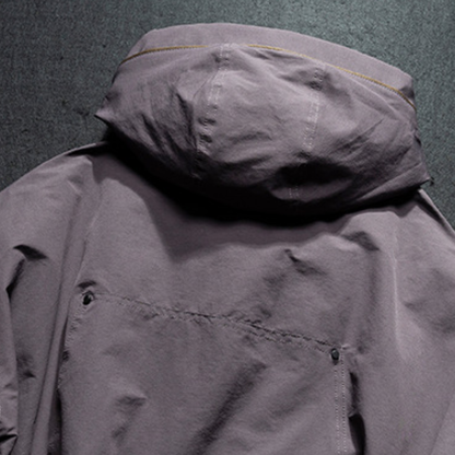 [YMORIGINAL] White Duck Down High Neck Hooded Jacket N854