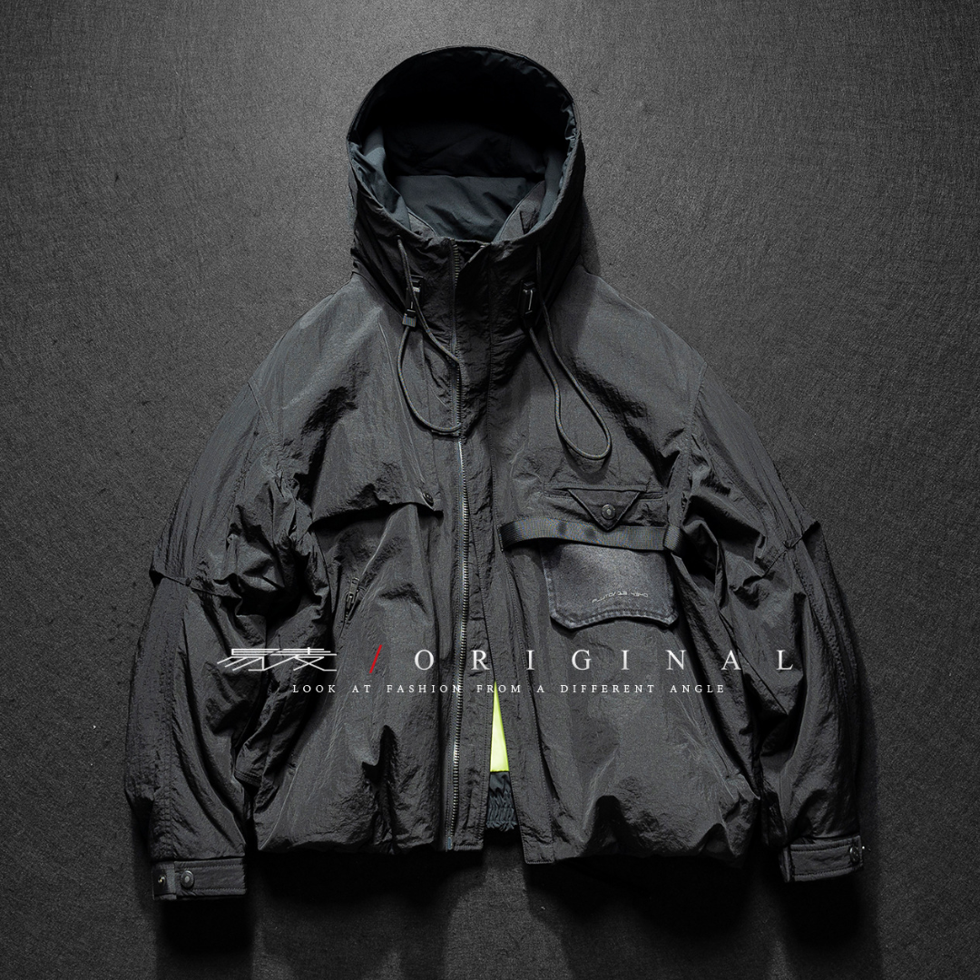 [YMORIGINAL] White Duck Down Washer PE Hooded Jacket N850