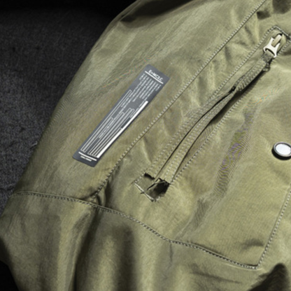 [YMORIGINAL] White Duck Down Stand Collar Jacket N841