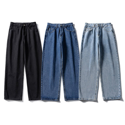 USEDウォッシュ　デニム　ワイドパンツ　C195