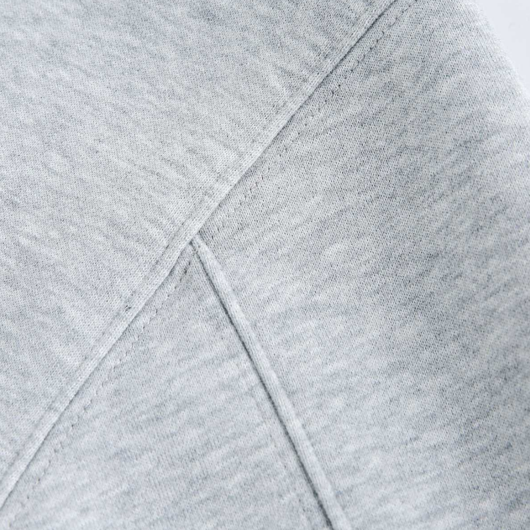 メランジ　ハーフジップ　スウェットシャツ　N1258