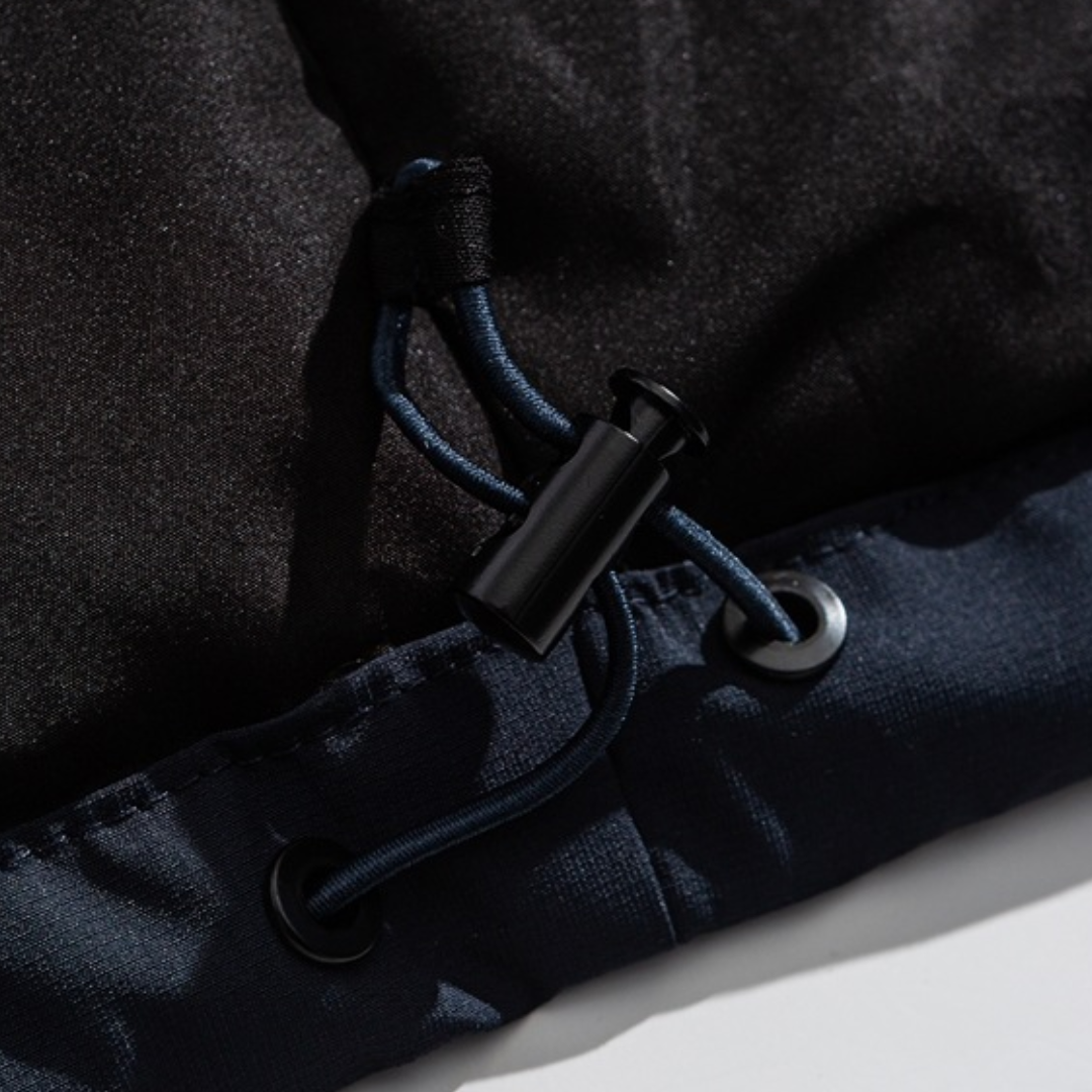 ホワイトダウン　スナップボタン　フードジャケット　N1022