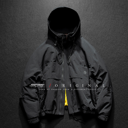 [YMORIGINAL] White Duck Down High Neck Hooded Jacket N854