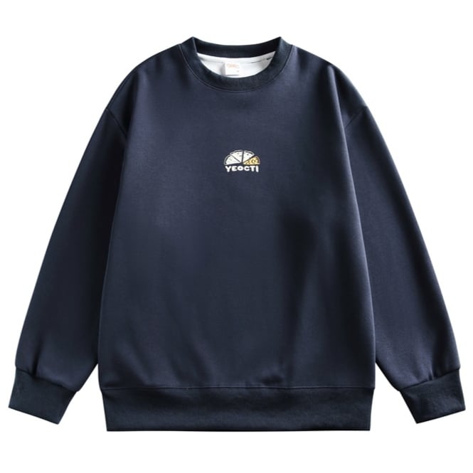 PIZZAプリント　クルーネックスウェット　B564