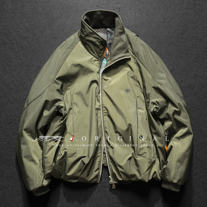 [YMORIGINAL] White Duck Down Stand Collar Jacket N841