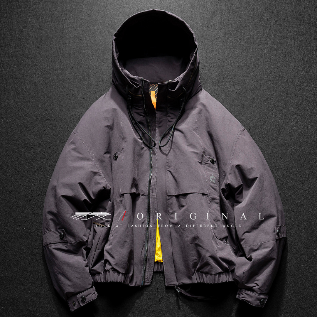 [YMORIGINAL] White Duck Down High Neck Hooded Jacket N854