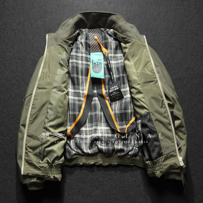 [YMORIGINAL] White Duck Down Stand Collar Jacket N841