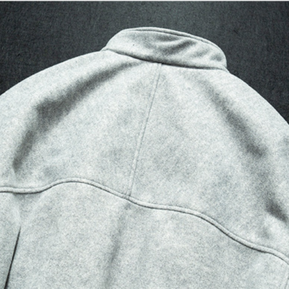 [YMORIGINAL] White Duck Down Woolly PE Stand Jacket N851