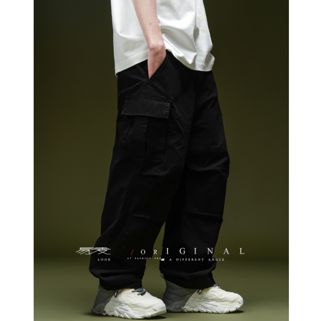 【Y.M.ORIGINAL】コットンポリエステル　マルチタック　カーゴパンツ　N972