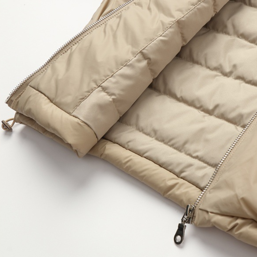 ホワイトダウン　スタンドカラー　ダウンジャケット　N1019