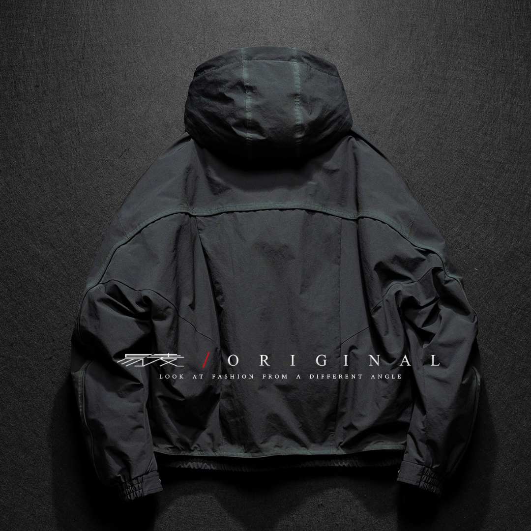 [YMORIGINAL] Arm slit, big pocket, short down jacket N858