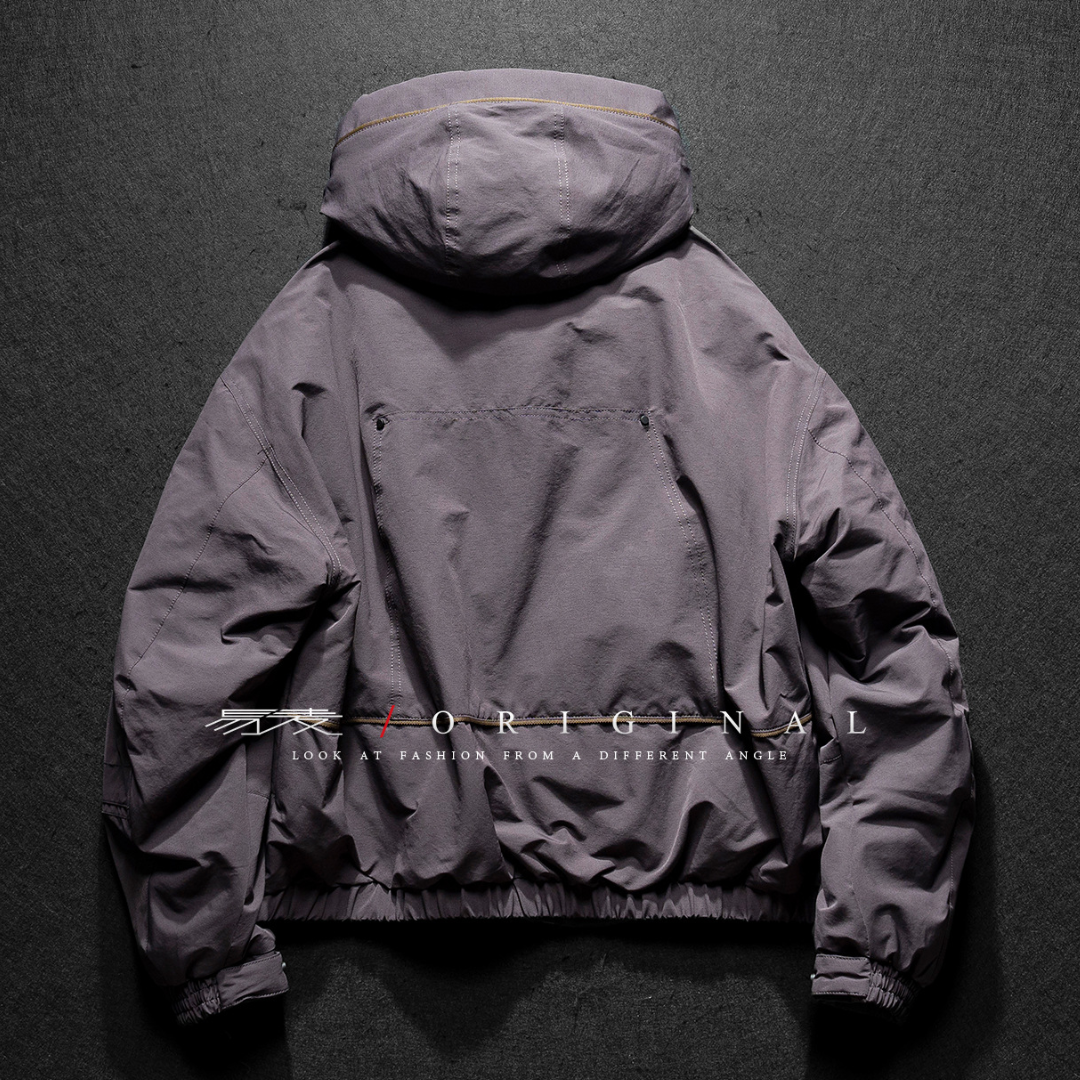 [YMORIGINAL] White Duck Down High Neck Hooded Jacket N854