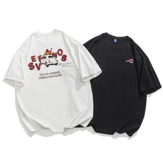 【EFIL MODEERF】オーバーサイズ　バックプリントTシャツ　B462