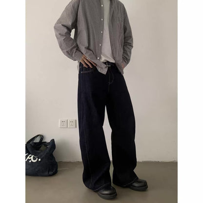 デニム　ツイストワイド　パンツ　C265