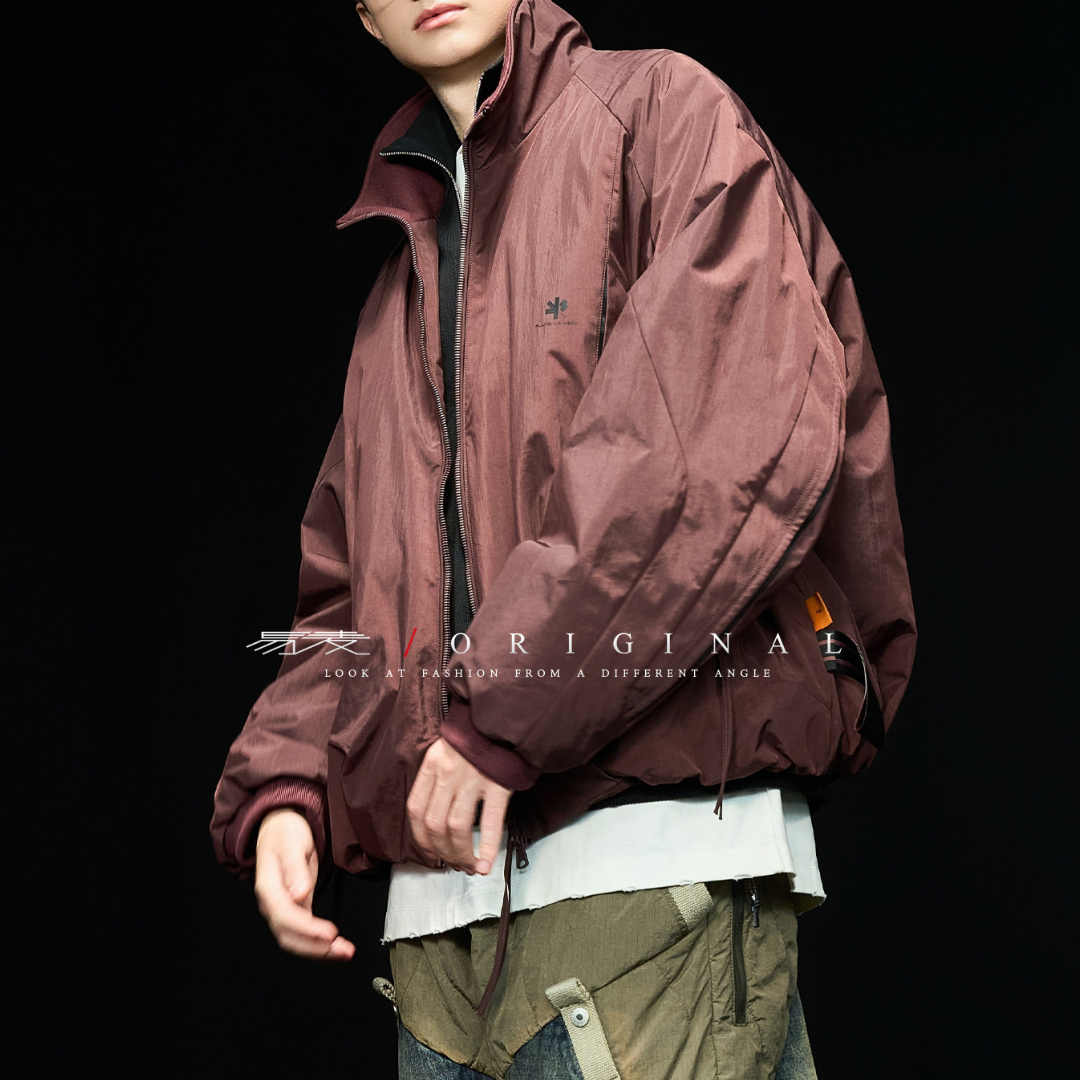 [YMORIGINAL] White Duck Down Stand Collar Jacket N841