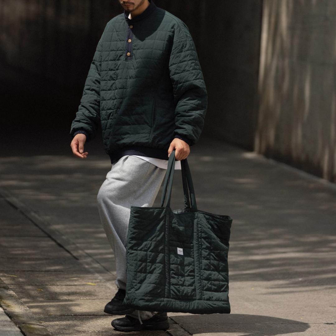 Quilted Big Tote Bag N709