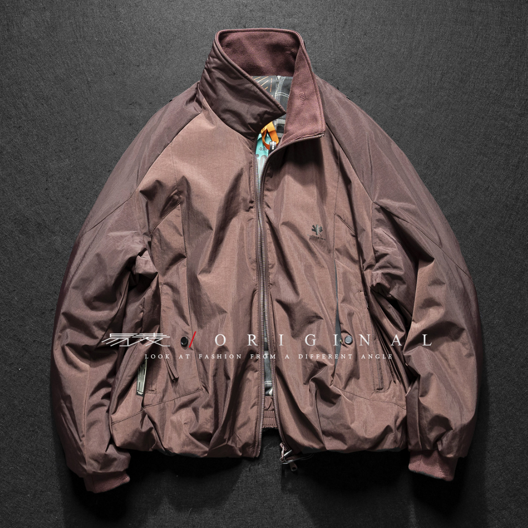 [YMORIGINAL] White Duck Down Stand Collar Jacket N841