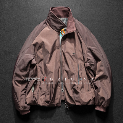 [YMORIGINAL] White Duck Down Stand Collar Jacket N841