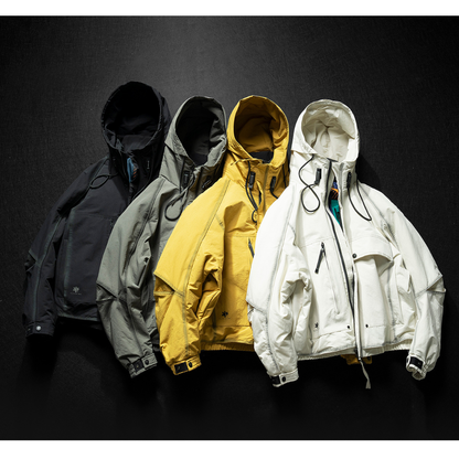 [YMORIGINAL] Arm slit, big pocket, short down jacket N858