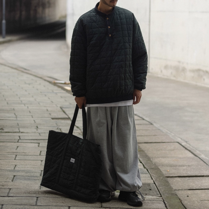 Quilted Big Tote Bag N709