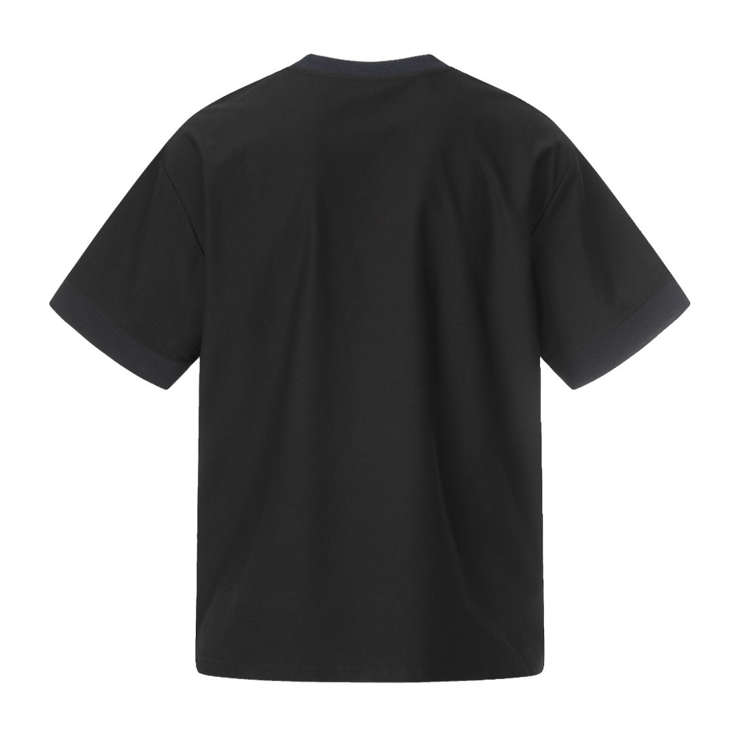 バイカラー　リブ　Tシャツ　N1599