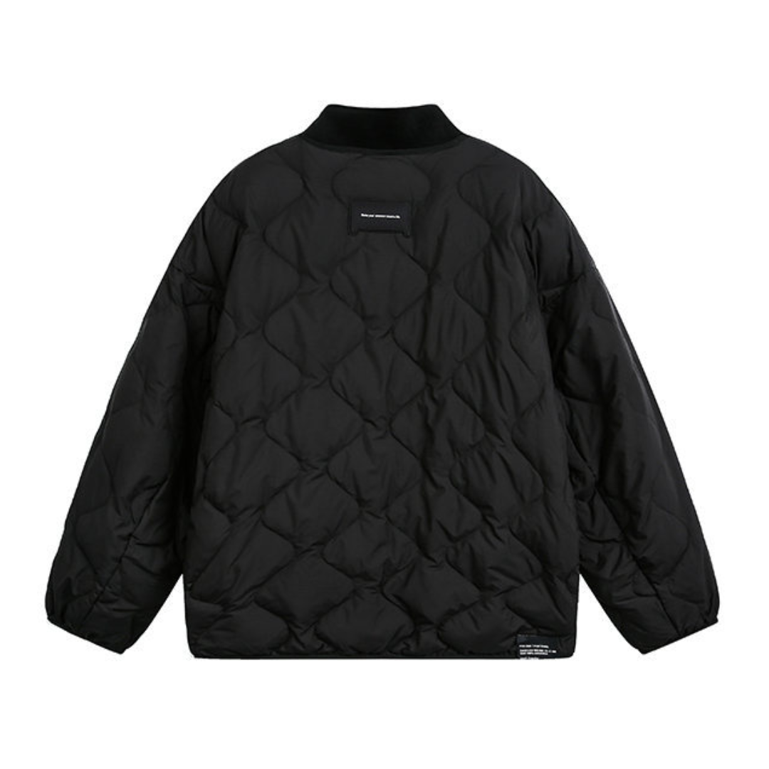 ホワイトダウン　リブカラージャケット　N962