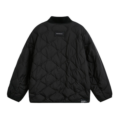 ホワイトダウン　リブカラージャケット　N962