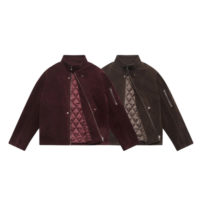 キルティングライナー　モールスキン　ジャケット　N1027