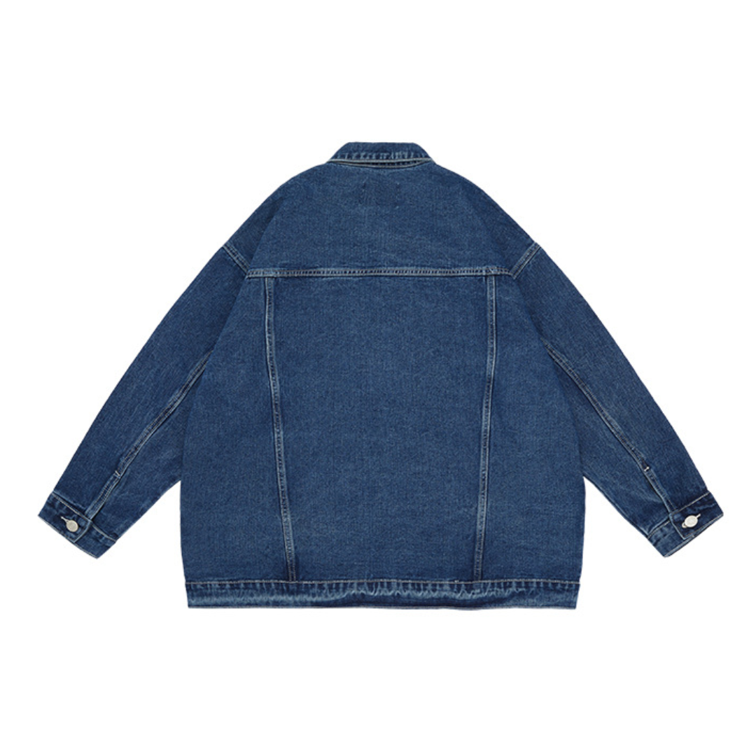 Faux layered wool polo collar knit N748