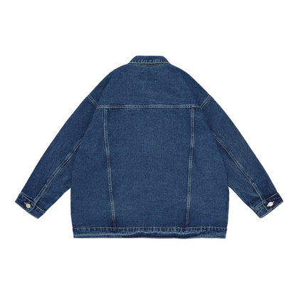 Faux layered wool polo collar knit N748