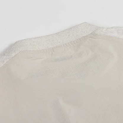 バックサイド　布帛切り替え　Tシャツ　N404