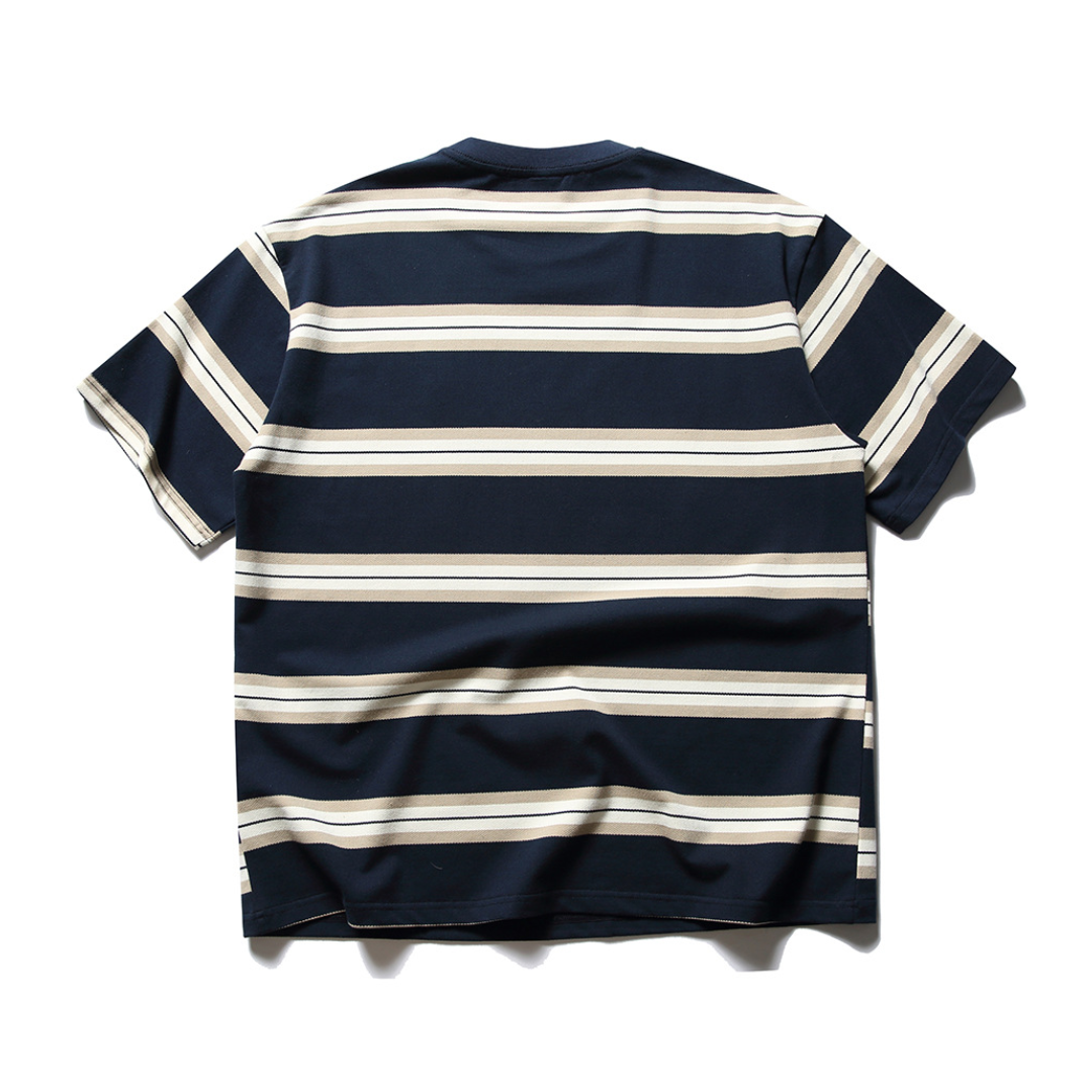 Beerワンポイント　マルチボーダー　Tシャツ　N1528