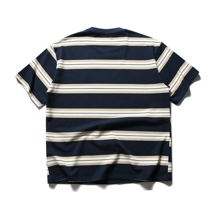 Beerワンポイント　マルチボーダー　Tシャツ　N1528