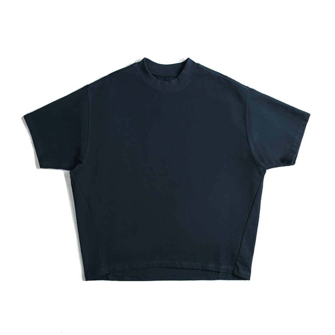 ワイドテーパード 半袖Tシャツ N413 ダークネイビー