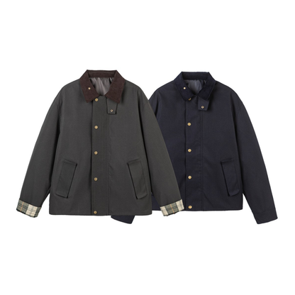 高密度ポリエステル　ハンティングジャケット　N1052