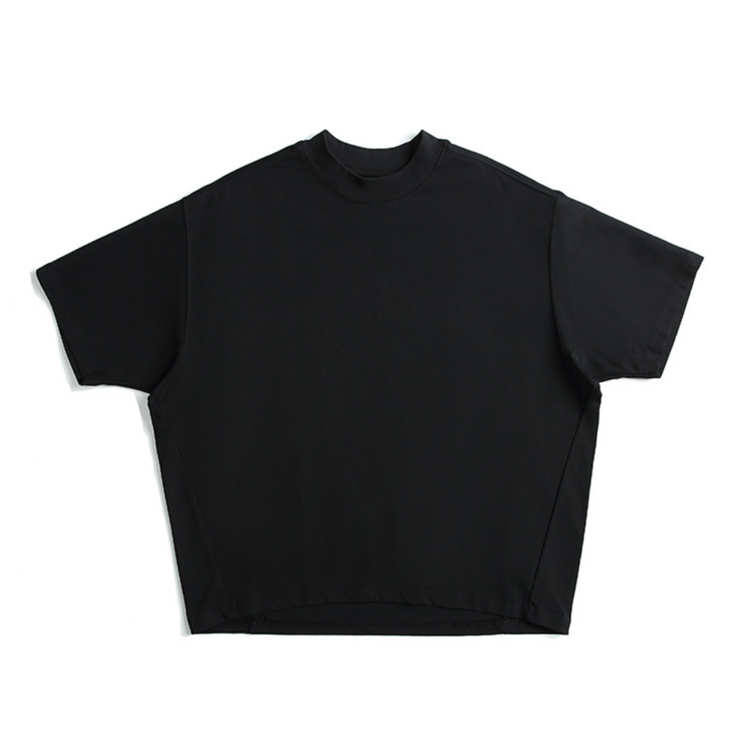 ワイドテーパード 半袖Tシャツ N413 ブラック