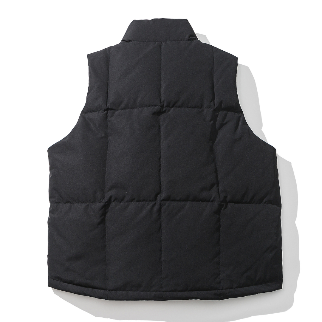 Faux layered wool polo collar knit N748