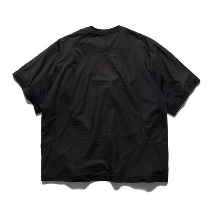 ポリエステルナイロン　メッシュ　ワイドTシャツ　N373
