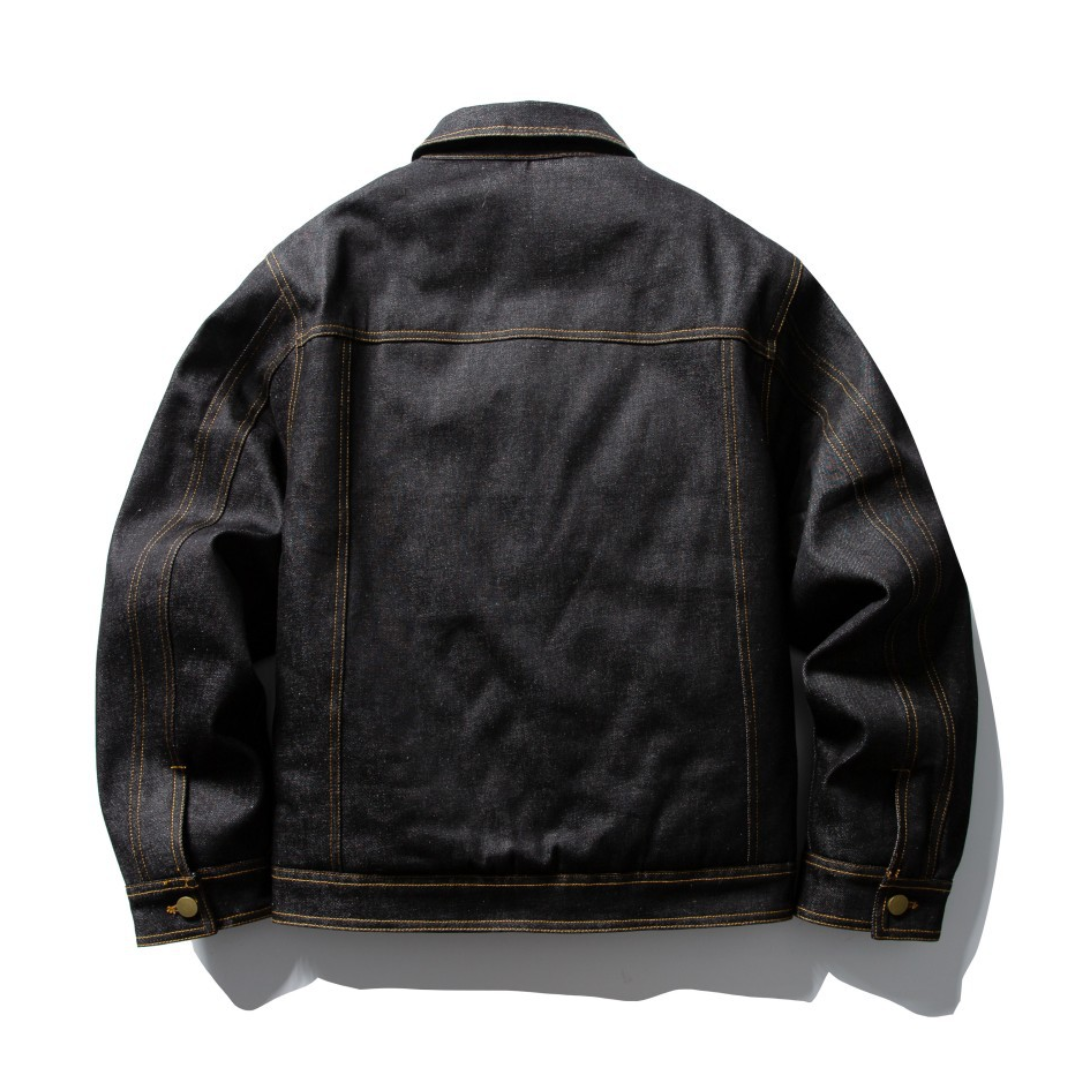 Faux layered wool polo collar knit N748