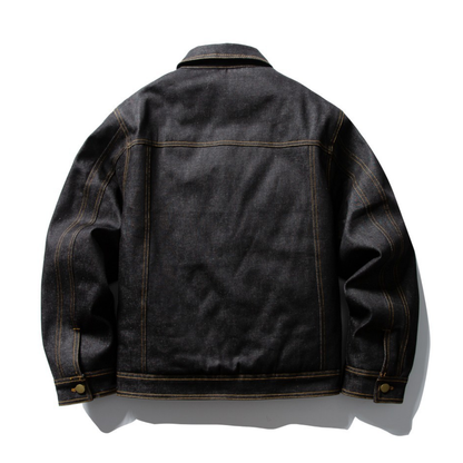 Faux layered wool polo collar knit N748