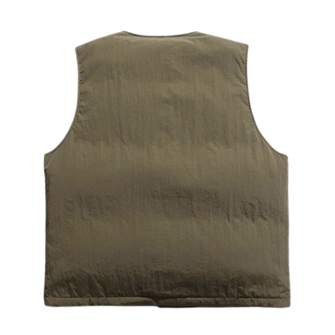 アシンメトリーポケット　パテッド　ベスト　N1332