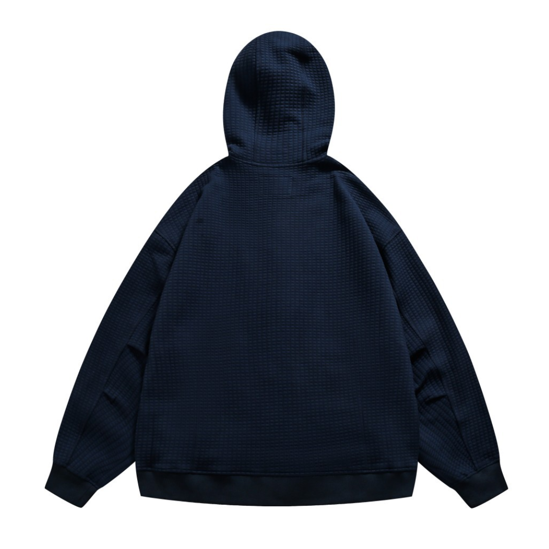 ワッフル　フードジャケット　N1042