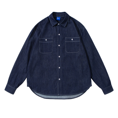 デニム　ワークシャツ　N1037