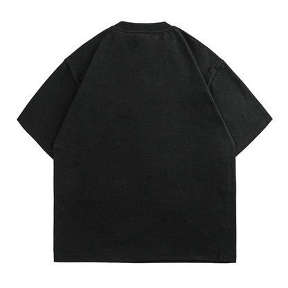 ミニマルロゴ　フロント切り替え　Tシャツ　N407