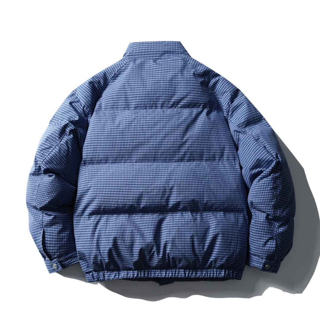 マイクロチェック　パデットジャケット　N970