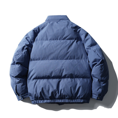 マイクロチェック　パデットジャケット　N970