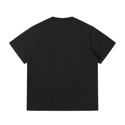 ワンポイントロゴ　フロントジップ　Tシャツ　N1618