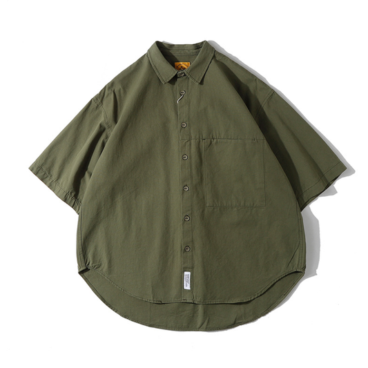 オックス　ワイド　半袖シャツ　N1401